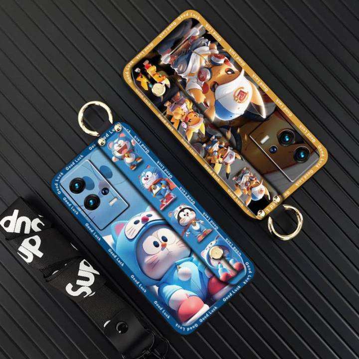 Durable%20Phone%20Holder%20Phone%20Case%20For%20VIVO%20IQOO8%20Soft%20case%20Protective%20Fashion%20Design%20Lanyard%20Dirt-resistant%20Anti-dust%20Ring%20-%20Image%203