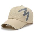 Reflective Strip Baseball Cap Outdoor Shade Men and Women Sun Hats Breathable Cool Summer Cap. 