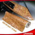 Glossy Wood Grain Self Adhesive Vinyl Film Sticker for All Car, Bike, Interior Design, Floor, Kitchen Furniture | Gloss Film Vinyl Sticker-60 inc/12inc.