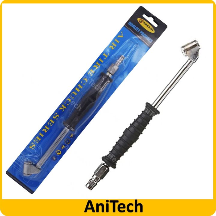 New Auto Car Motorcycle Long Reach Tire Air Inflator Dual Head Type Chuck Valve - intl air tire chuck series