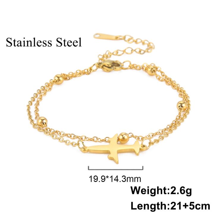 %E3%80%90On%20Sale%E3%80%91%20Lucktune%20Airplane%20Pendant%20Anklet%20for%20Women%20Stainless%20Steel%20Plane%20Double%20Bead%20Chain%20Foot%20Chain%20Boho%20Summer%20Beach%20Jewelry%20-%20Image%207