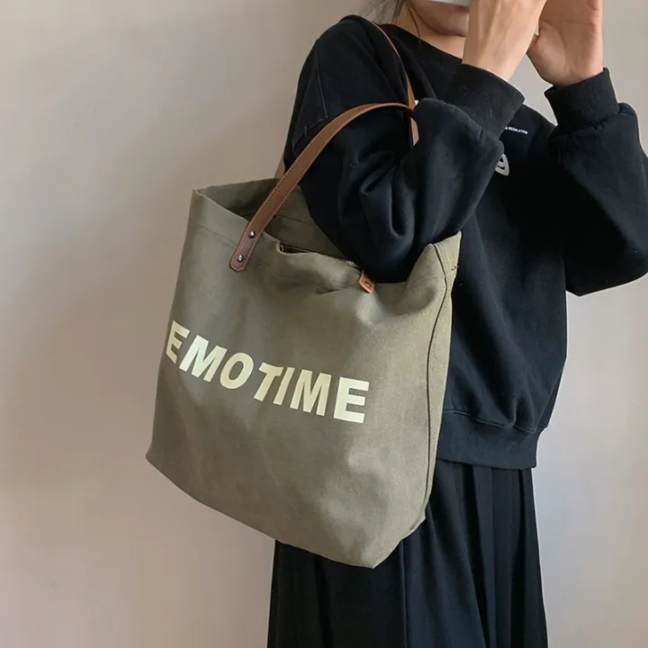 Casual%20ins%20style%20large-capacity%20canvas%20tote%20bag%20women's%202023%20new%20fashion%20and%20versatile%20Korean%20hand-held%20shoulder%20bag%20-%20Image%204