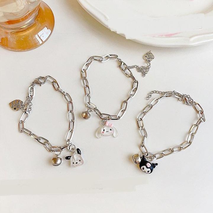 Cute%20Cartoon%20Sanrio%20Bell%20Bracelet%20for%20Women%20Cinnamoroll%20Kuromi%20My%20Melody%20Pochacco%20Adjustable%20Alloy%20Anime%20Gift%20for%20Girlfriend%20Student%20Birthday%20-%20Image%202