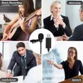 Universal USB Microphone Lavalier Microphone Clip-on Computer Mic Plug and Play Omnidirectional Mic. 