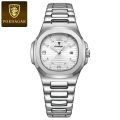 Women's Minimalist Retro Dial Business Wristwatch Sturdy and Durable Stainless Steel Material Girls' Fashion Watch Anti Friction and Wear-resistant Ladies' Watches.