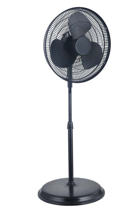 Pelonis 16-inch Oscillating 3-Speed Pedestal Fan, FS40-19MB, Black