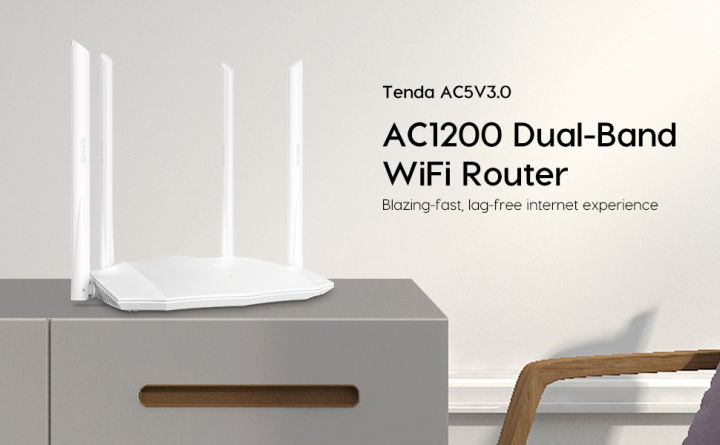 Tenda AC5 AC1200 Smart Dual-Band WiFi Router