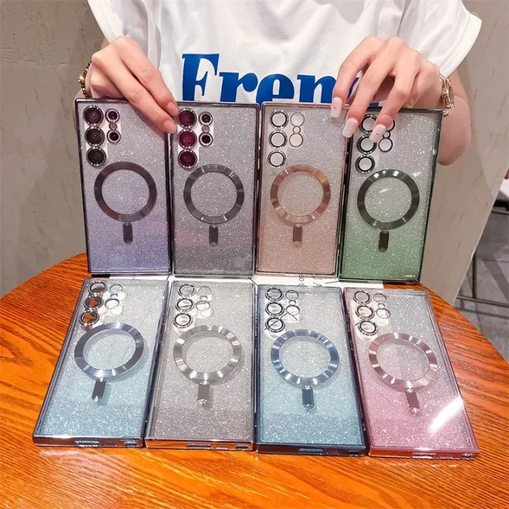 Glitter%20Magnetic%20Case%20For%20Samsung%20Galaxy%20S24%20S23%20S22%20S21%20S20%20Note20%20Plus%20Ultra%20S20FE%20S21FE%20S23FE%20Magsafe%20Wireless%20Original%20Cover%20-%20Image%206