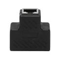 3X 2 Port RJ45 Splitter Adapter LAN Network Ethernet Extender Connector Plug Lot 1Pcs.