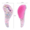Cartoon Magic Comb Anti-static Massage Unicorn Hair Brushes Tangle Detangle Shower Massage Hairbrush Comb Salon Accessories Pink.