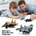 Die Cast Metal Military Fighter Jet Toy Power Friction Aeroplane Play.