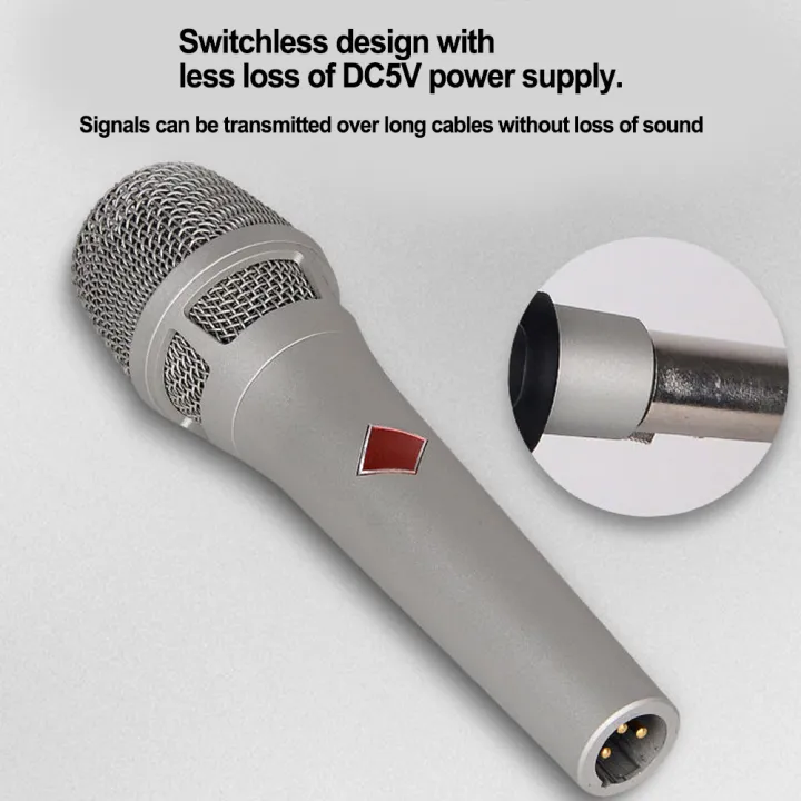 Professional%20105%20Handheld%20Condenser%20Microphone%20Anchor%20Live%20Sound%20Card%20Equipment,%20Mobile%20Computer%20Karaoke%20Recording%20Microphone%20-%20Image%205