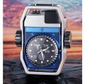 Metal True Watch Double Arc Pulse W!ndproof Charging L!ghter Cool LED Colored Light Fashionable USB Charging L!ghters. 