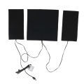 USB Powered Heater Pad, DC 5V 3 Levels Adjustable Temp Electric Heating Sheet Washable for Back Abdomen.