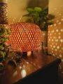 Bamboo Round Hanging Lampshade / Bamboo Made Ceiling Hanging Lampshade.