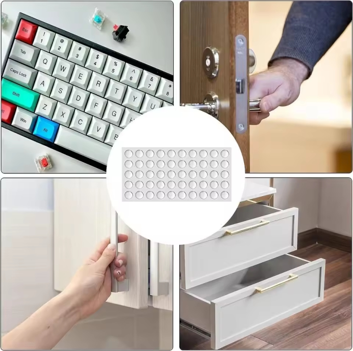 100Pcs%20Self%20Adhesive%20Door%20Stopper%20Rubber%20Damper%20Buffer%20Cabinet%20Bumpers%20Silicone%20Furniture%20Pads%20Cushion%20Protective%20Pads%20-%20Image%204