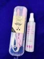 Mini hair straightener Curling Irons and hit protection Spray Combo. 