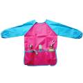Children's Art Smocks 2 Pack Kids Painting Aprons Waterproof Artist Smocks Long Sleeve Painting Apron with 3 Roomy Pockets for Age 2-8 Years. 