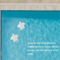 50Pcs White Floating Spa Sponge Turtle Oil Absorbing Hot Tub Skimmer Scum Absorber Cleaners for Swimming Pool.