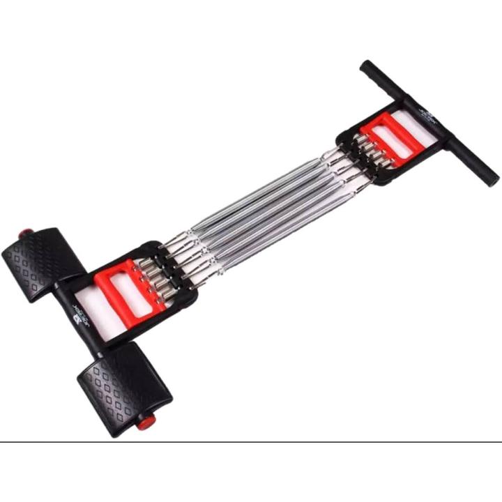 Chest Pull Expander 3 in 1 - Black and Red