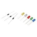 300 Pcs Diode :200 Pcs 3mm 5mm LED Light Diode White Yellow Red Blue Green Assortment Kit for Arduino & 100 Pcs Rectifier Diode 1N4007 IN4007 DO-41 1A 1000V. 