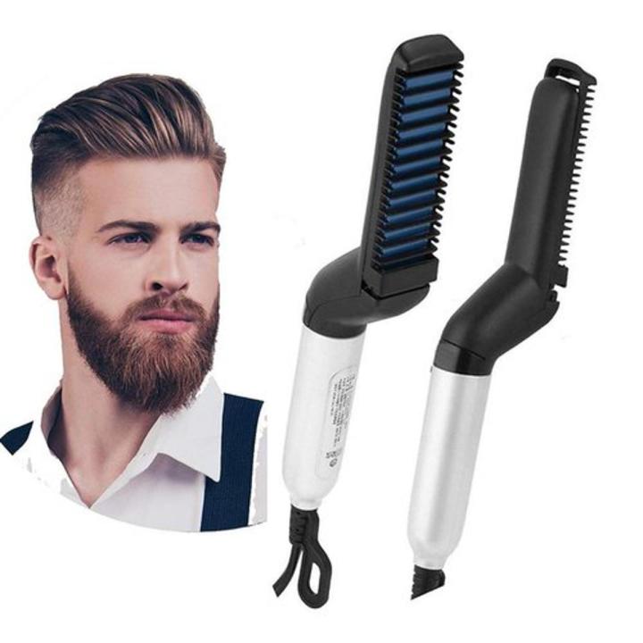 Beard Straightener Multifunctional Hair Brush Man's Hair Flat Iron