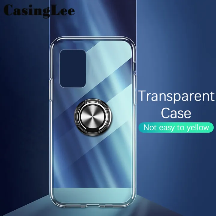 Casinglee%20For%20OPPO%20F19%20Soft%20Case%20Clear%20Transparent%20Shockproof%20Car%20Magnetic%20Holder%20Ring%20Back%20Cover%20OPPO%20F19%20Phone%20case%20cover%20-%20Image%202