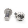5-50pcs M2 M2.5 M3 M4 M5 M6 M8 A2 Stainless Steel Six Lobe Torx Button Head with Pin Tamper Proof Anti Theft Security Screw Bolt.