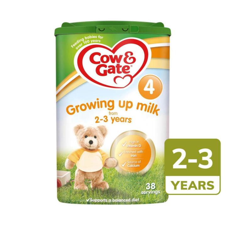 Cow & Gate 4 Growing Up Milk Powder For 2 - 3 Years - 800gm (UK)