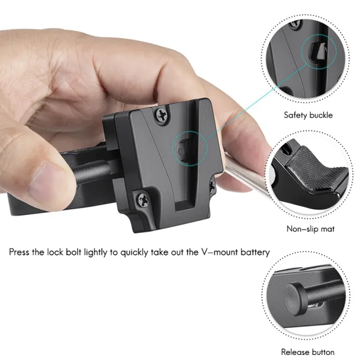 V-Mount%20Battery%20Adapter%20with%20Clamp%20for%20Mounting%20to%20Light%20Stand%20Tripod%20for%20V-Mount%20Battery%20to%20Light%20Stand%20or%20Tripod%20-%20Image%203