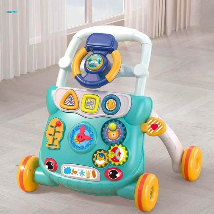 Baby Push Walking Toy Music Learning Toy Gift for 1 2 3 Year Olds Infants