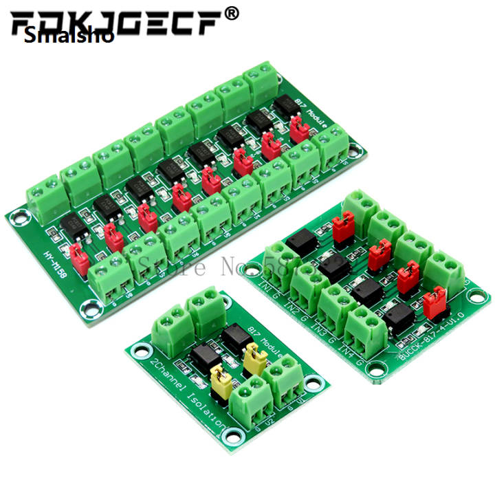 Hailege 2pcs PC817 2 Kanal Optokoppler Isolationsmodul 817 Spannungsisolierung Spannungswandlermodul 3,6 30 V fotoelektrisch isoliertes Modul (2/4/8 Kanal optional