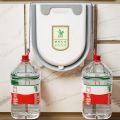 Wall Mounted Folding Trash Can Kitchen Foldable Waste Bins Hanging Storage Basket Plastic Sorting Kitchen Cabinet Trash Bin.