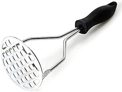 Stainless%20Steel%20Potato%20Masher%20With%20Plastic%20Handle,%20Food%20Press%20For%20Fruit%20And%20Vegetable%20-%20Vegetable%20Cutter%20-%20Image%202