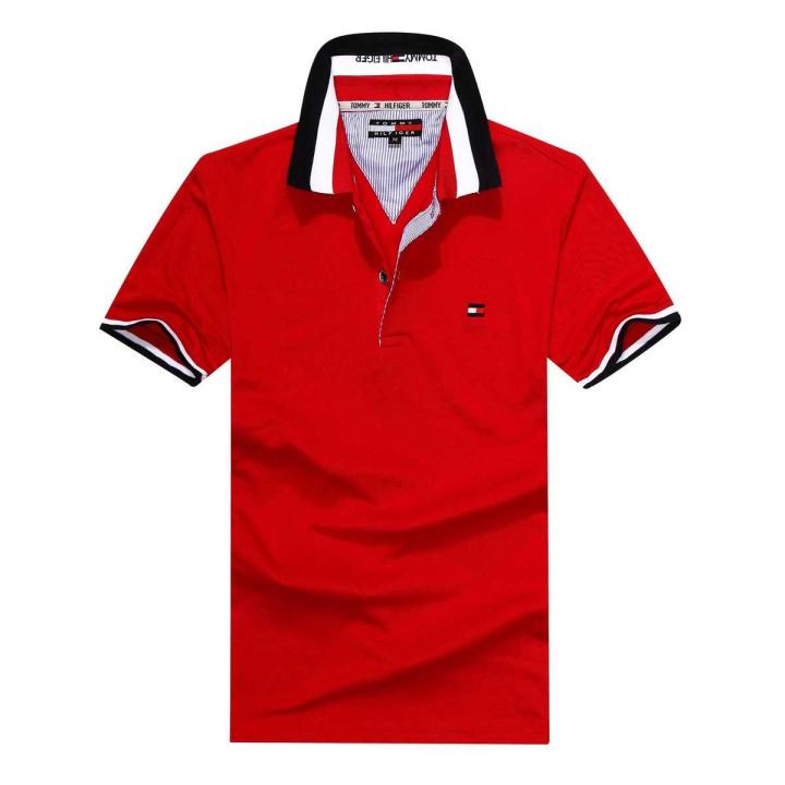 Men's%20Short%20Sleeve%20Polo%20Shirt%20Classic%20Logo%20Print%20T-shirt%20Sweatshirt%20Cotton%20Tee%20Summer%20T-shirt%20-%20Image%205