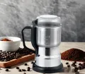 NEW! Multi-functional Stainless Steel High Quality Metal Body Electric Mini Grinder 8 Blade Powerful Motor Spice Grinder & Blender Machine - 1000/1250W Silver. 