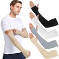 Hand Sleeves uv outdoor sports sun protection Skin Color. 