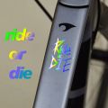 MTB Bike Frame Sticker Ride or Die Top Tube Sticker Bicycle Decals Decorative Frame Stickers Bike Stickers Bike Decal 1pc.