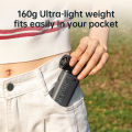 For JISULIFE Mini Portable Fan Life 9 With 5 Gears Strong Wind 3600mAh Handheld Small Fan USB Rechargeable Personal Fans. 