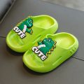 Summer Children's Slippers Cute Crocodile Style Breathable Non-slip Soft Solid Color Slippers Home Bathroom Slippers Shoes Kids.