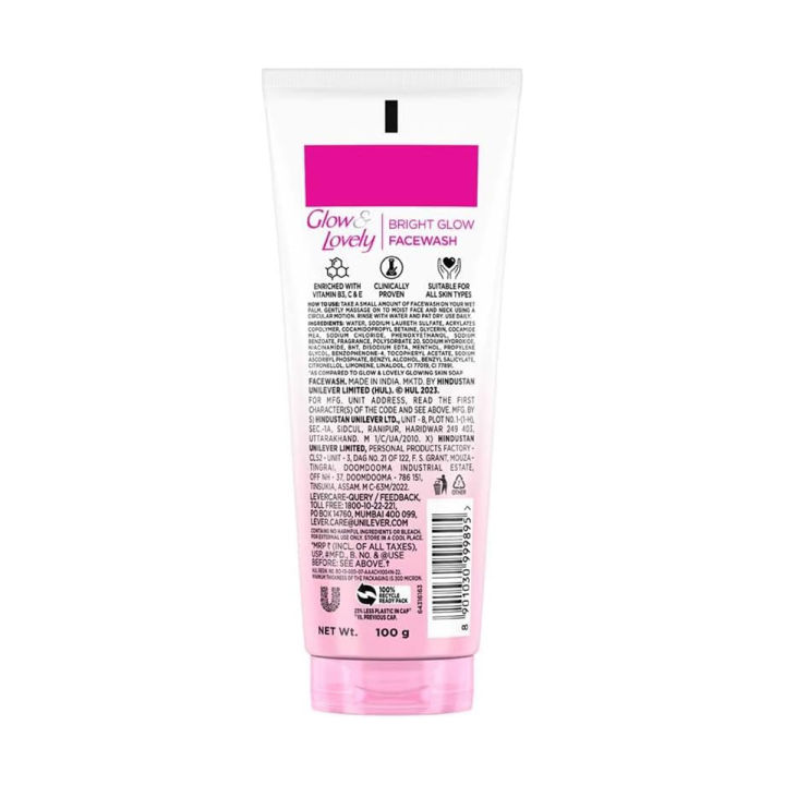 Glow%20&%20Lovely%20Facewash%20Bright%20Glow%20100g%20-%20Image%203