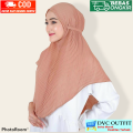Instant hijab Bergo plisket Nayla jumbo ceruty full plisket-veil women/-veil direct adult. 
