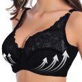 Lace Bra Plus Size Ultra Thin Women's Underwear Bra Short Underwire Big Cup Push Up Adjustable Bra Big Bra Lace Bra. 
