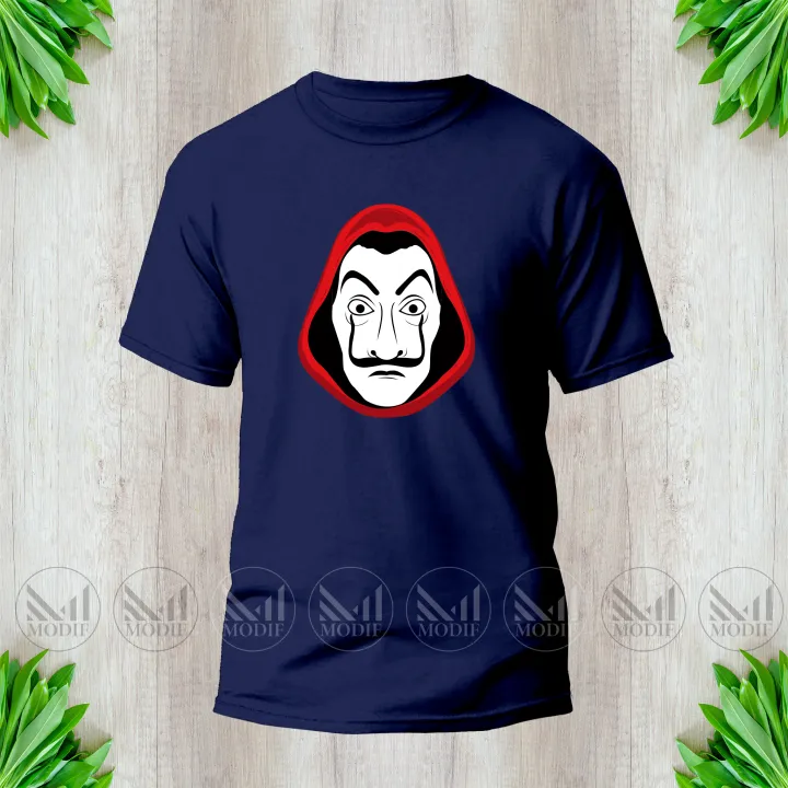 Money%20Heist%20Graphic%20Design%20T-Shirt%20Made%20With%20Premium%20Cotton%20Unisex%20Round%20Neck%20Short%20Sleeve%20-%20Image%205