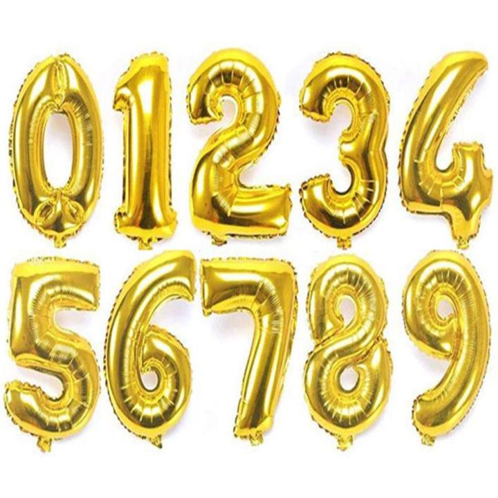 Happy Birthda Number Foil Balloon Happy Birthday / Party / Wedding Decoration