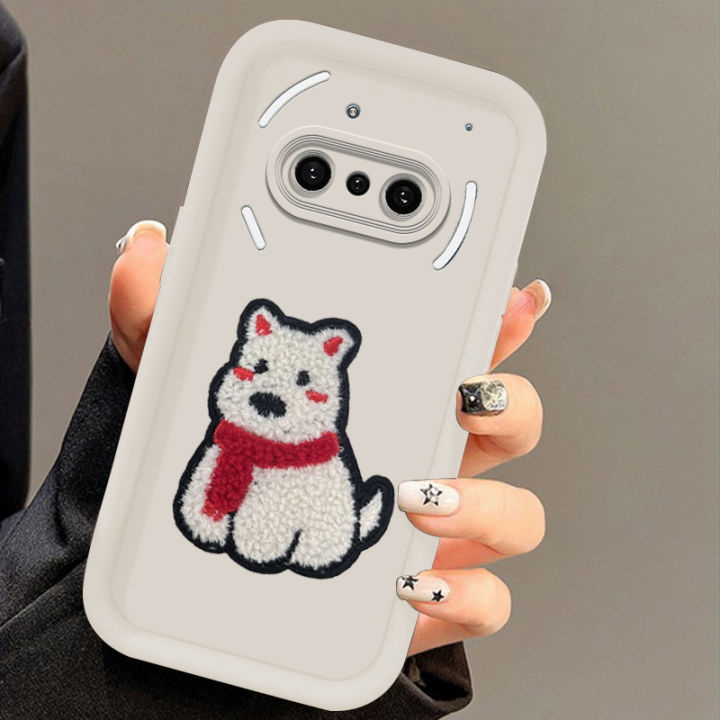 Tokifu%20For%20Nothing%20Phone%203A%20With%20DIY%20Cute%20Puppy%20Sticker%20-%20Step%20Lens%20Full%20Pack%20Thickened%20Anti-Drop%20Silicone%20Phone%20Case%20-%20Image%202