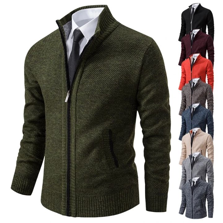2023%20New%20fashion%20men's%20knitted%20sweater%20cardigan%20Joker%20comfortable%20warm%20casual%20coat%20-%20Image%204