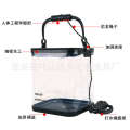 Transparent thick bottom folding EVA water bucket, fishing box, car washing bucket. 