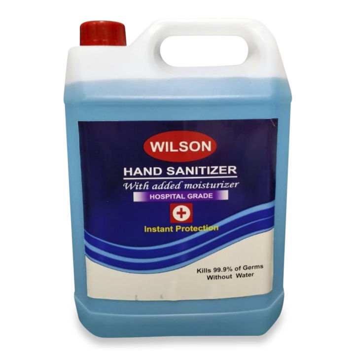 Wilson Hand Sanitizer With Added Moisturizer 5L, Hospital Grade Hand Sanitizer