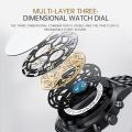 Skmei new fashion quartz men watch stainless steel waterproof 7039.